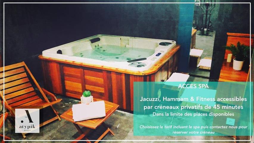 Hôtel pour 2 personnes, avec jacuzzi et jardin, animaux acceptés à Clichy - 2