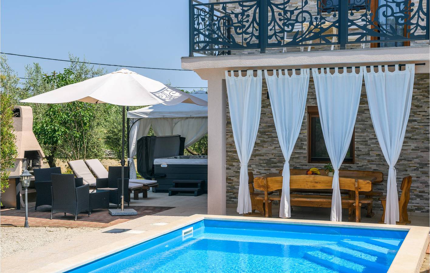 Ferienhaus für 8 Personen mit Terrasse in Marčana, Südküste Istrien