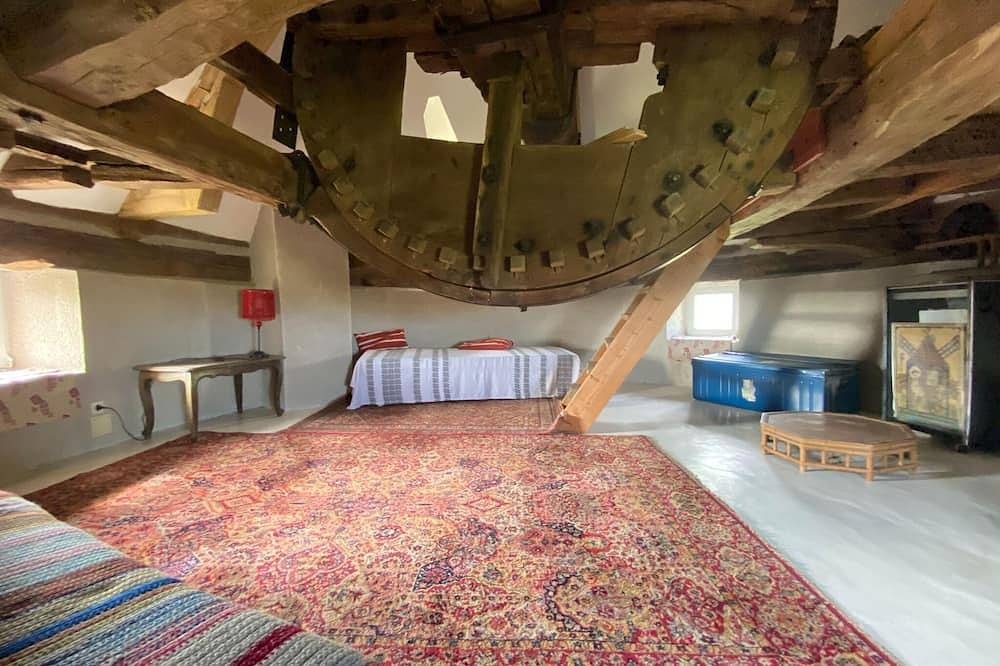 Windmill in Cherrueix near Mont Saint Michel in Cherrueix, Mont-Saint-Michel Bay