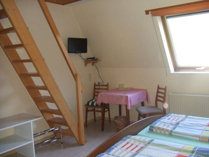 Zimmer für 4 Personen, mit Terrasse - 1
