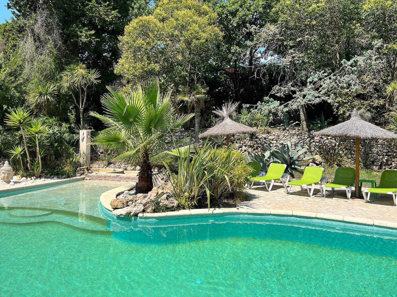 Gehele studio, Studio 'Domaine Saint Amour-Océane' met uitzicht op het meer, gedeeld zwembad en wifi in Trans-en-Provence, Draguignan en omgeving