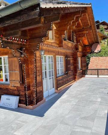 Maison de campagne pour 7 personnes, avec vue et jardin à Habkern