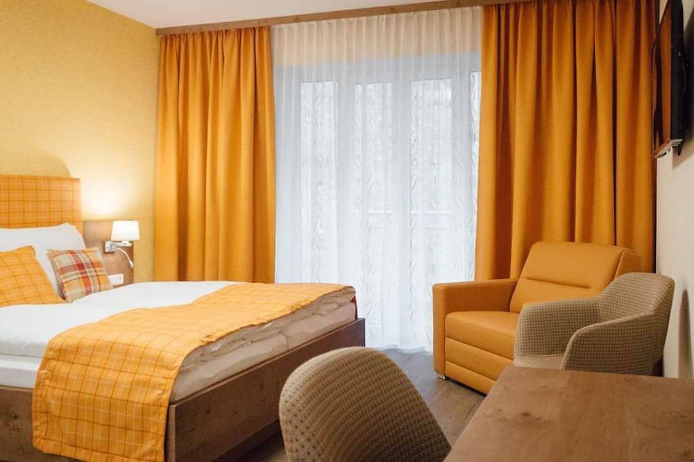 Doppelzimmer Berg, Du/Wc - Gasthof-Pension Luger - am Donauradweg, Donausteig in Neustift im Mühlkreis, Bezirk Rohrbach