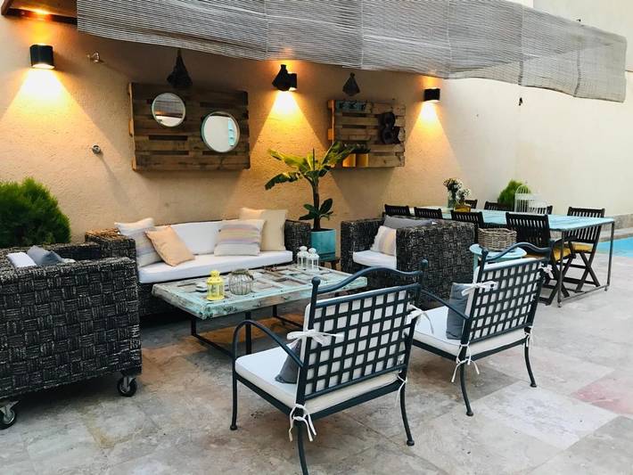 Casa rural para 8 personas, con piscina además de vistas y jardín en Campo de Calatrava - 4