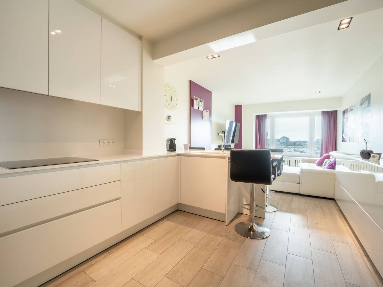 Appartement entier, Bella Ii with harbour view in Blankenberge, Côte belge