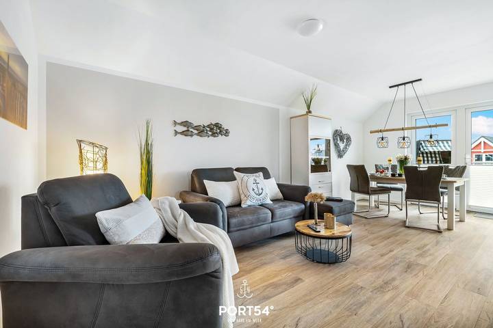 Ganze Wohnung, Ferienwohnung Sami im Nordseeresort - Balkon, Nordsee- und Strandnah, Kamin, Sauna, Duschbad in Büsum, Kreis Dithmarschen