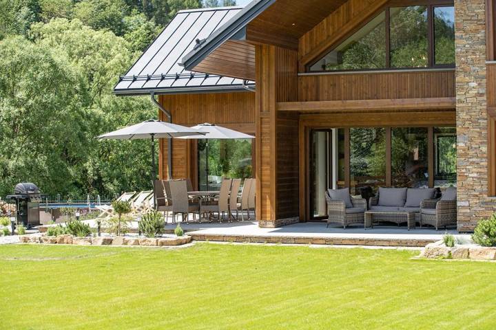 Villa für 10 Personen, mit Garten und Pool sowie Ausblick und Sauna in Polen - 4