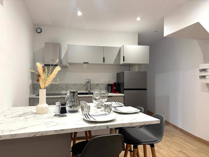 Gîte pour 4 personnes, avec terrasse dans Gare De Vienne - 4