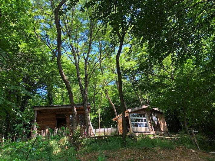 Gîte pour 4 personnes, avec Terrasse ainsi que Jardin et Vue à Soulan