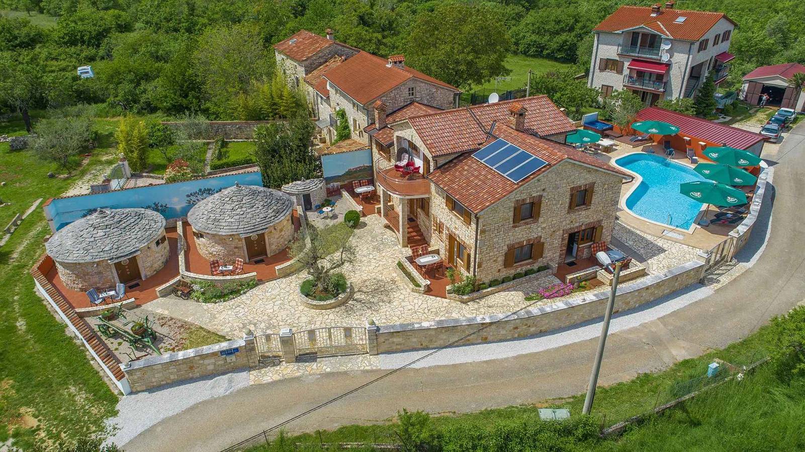Ganze Ferienwohnung, Ferienwohnung it Pool und Terrasse  in Medaki, Istrien