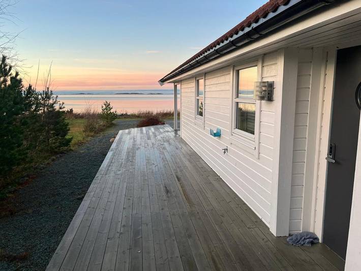 Ferienhaus für 8 Personen, mit Terrasse und Garten sowie Ausblick