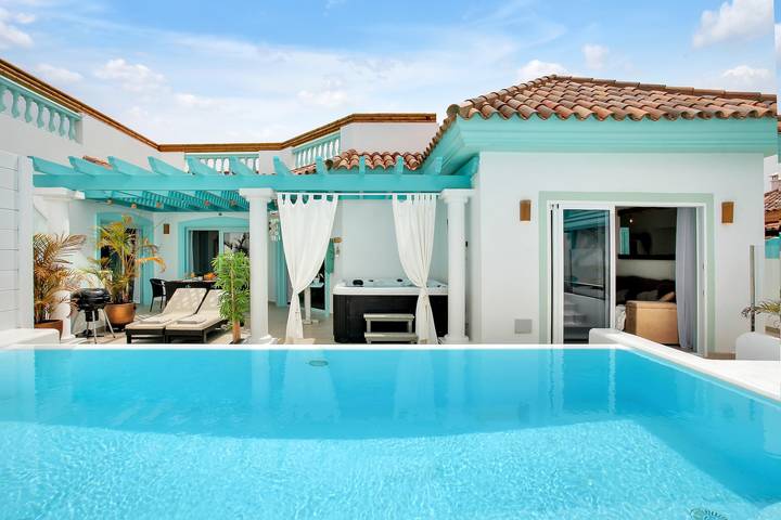 Villa voor 6 personen, met Balkon en Tuin in Corralejo