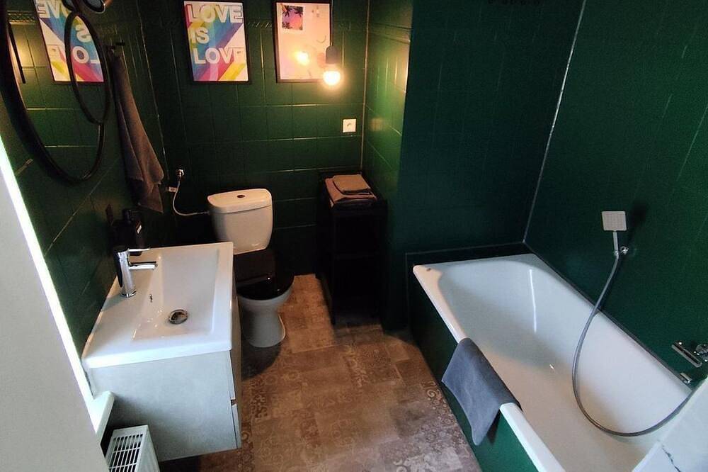 \"Fewo Korbweide\", Bad, Wc - Ferienhaus zur alten Korbmacherei in Freyburg (Unstrut), Saale-Unstrut