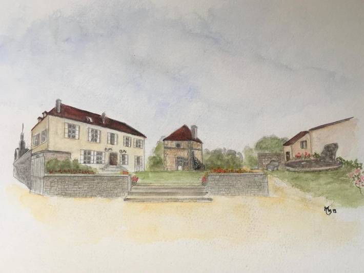 Chambre d’hôte pour 6 personnes, avec Terrasse ainsi que Jardin et Vue