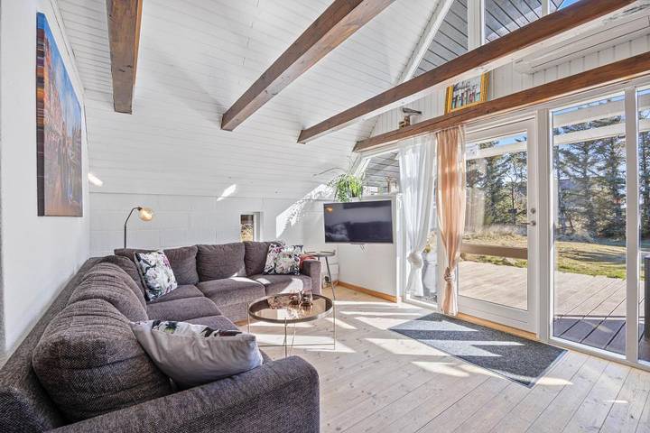 Gemütliches Ferienhaus mit Wärmepumpe in Skodbjerge, Haurvig