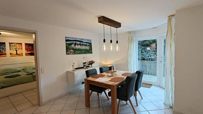 Ferienwohnung für 4 Personen, mit Garten und Ausblick, mit Haustier in Allensbach
