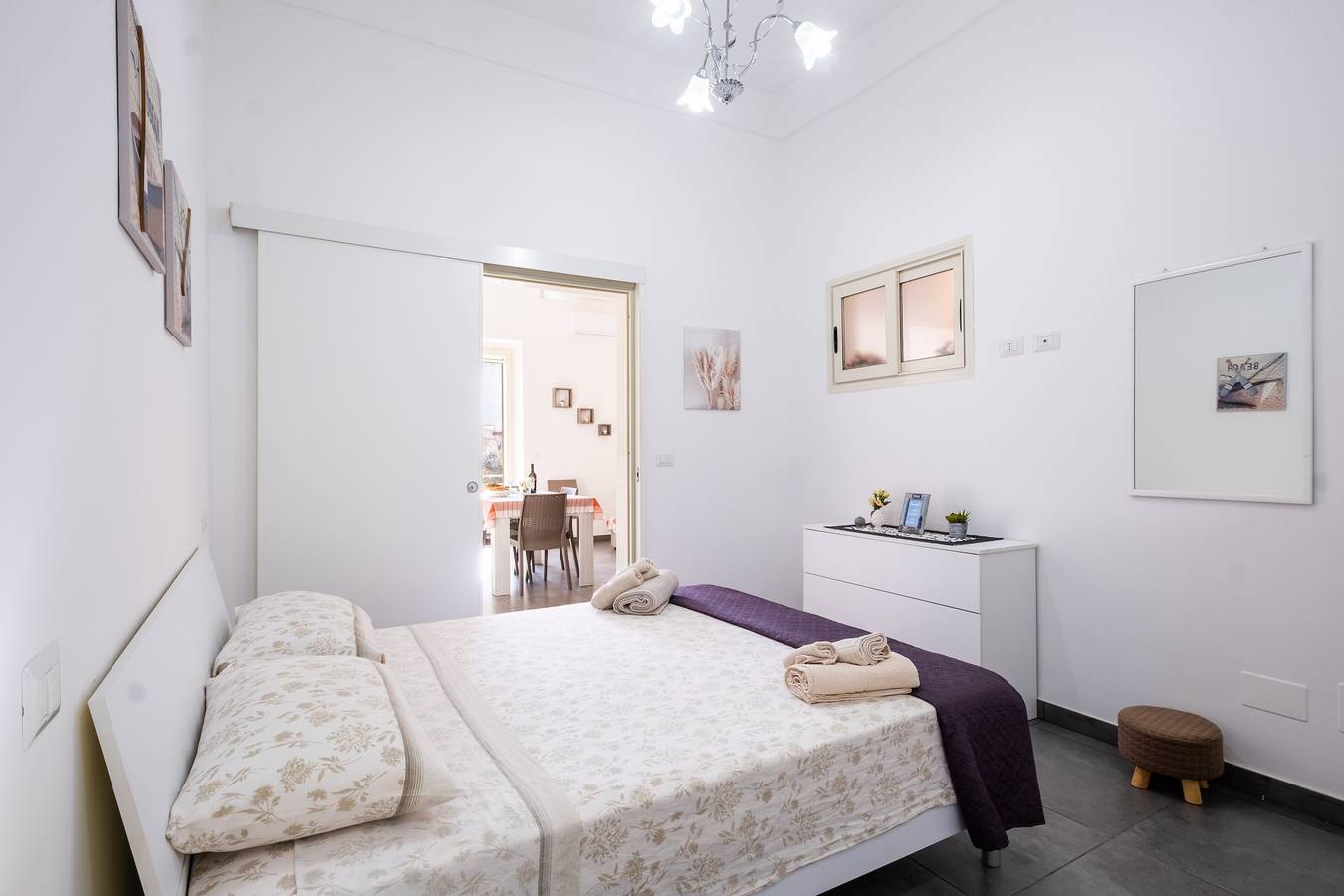 Ganze Wohnung, Ferienwohnung 'Casa Vacanze Lu Rizzaru' mit privater Terrasse, Balkon & Klimaanlage in Nardò, Nardò (gemeinde)