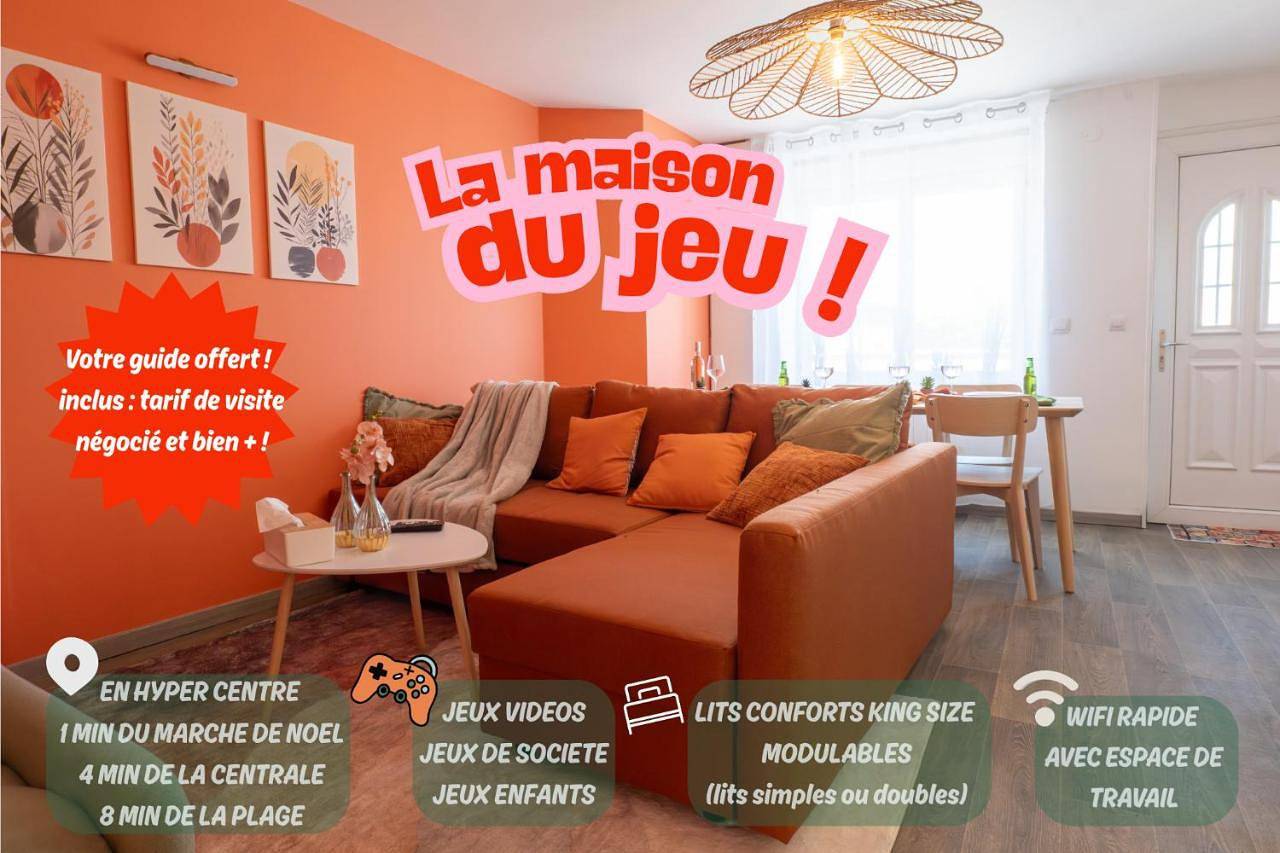 Belle Maison Jeux 8pers Centre Carnaval et Cnpe in Gravelines, Dünkirchen und Umgebung