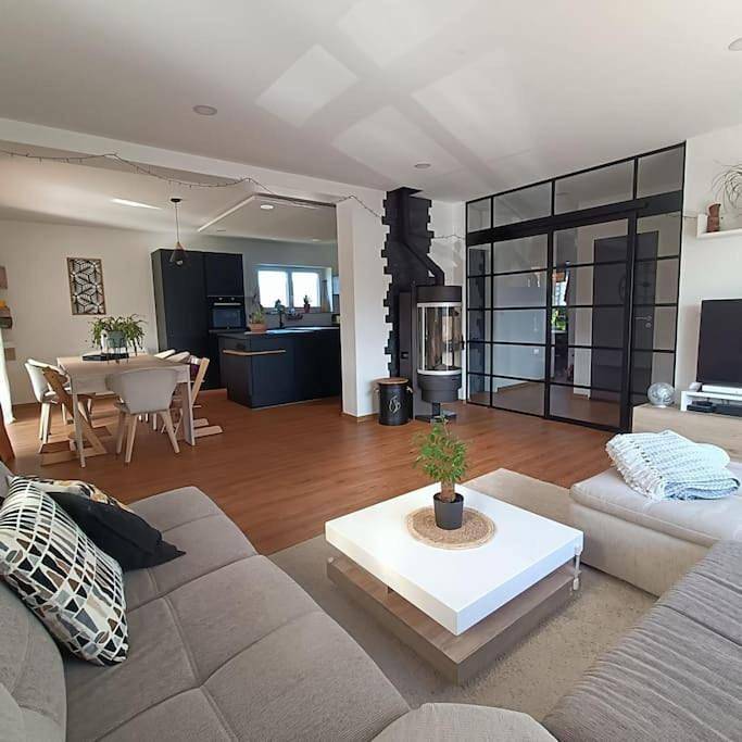 Location de vacances pour 10 personnes, avec jardin ainsi que piscine et terrasse dans Ensisheim