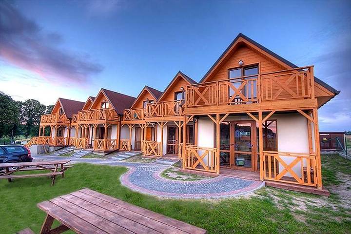 Domek letniskowy dla 6 osób, z ogród w Mielenko