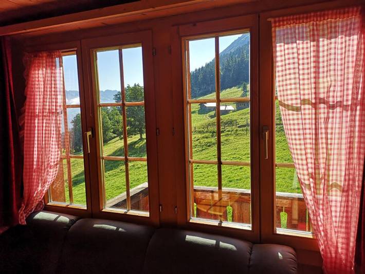 Gîte pour 6 personnes, avec jardin et vue dans Axalp - 4