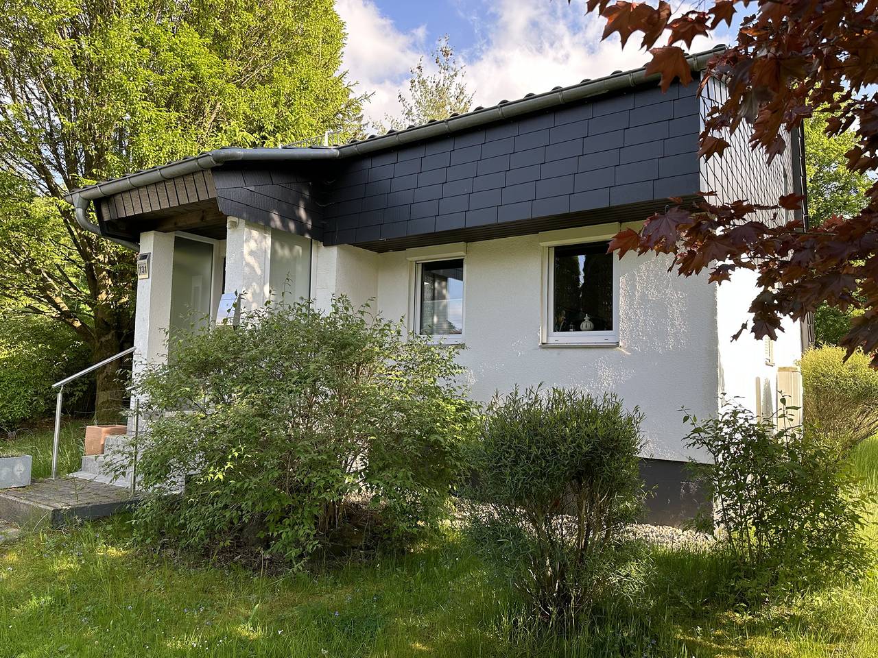 Ganze Wohnung, Schönes Ferienhaus 400m vom See, Sauna, Kamin, Klima, Garten - Ferienhaus in Lichtenberg (Oberfranken), Landkreis Hof