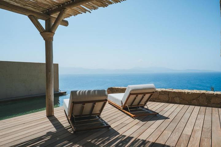 Villa pour 8 personnes, avec terrasse ainsi que vue et piscine à Cargèse - 2