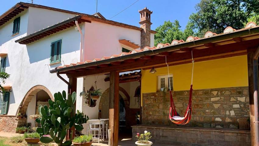Chambre d’hôte pour 2 personnes, avec jardin ainsi que vue et terrasse, animaux acceptés à San Miniato