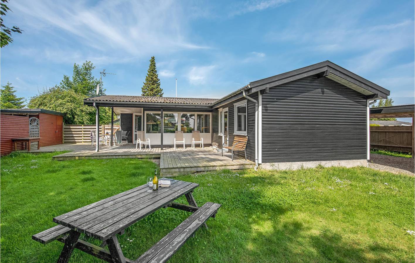 Ferienhaus für 6 Personen mit Terrasse in Bukkemose, Humble