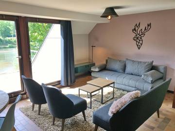 Gîte pour 6 personnes, avec sauna et balcon/terrasse, animaux acceptés à Vielsalm