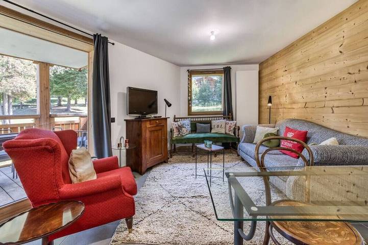 Gîte pour 3 personnes, avec balcon dans Office De Tourisme Des Houches