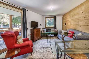 Gîte pour 3 personnes, avec balcon dans Office De Tourisme Des Houches