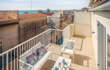 Gîte pour 5 personnes, avec terrasse à Donnalucata