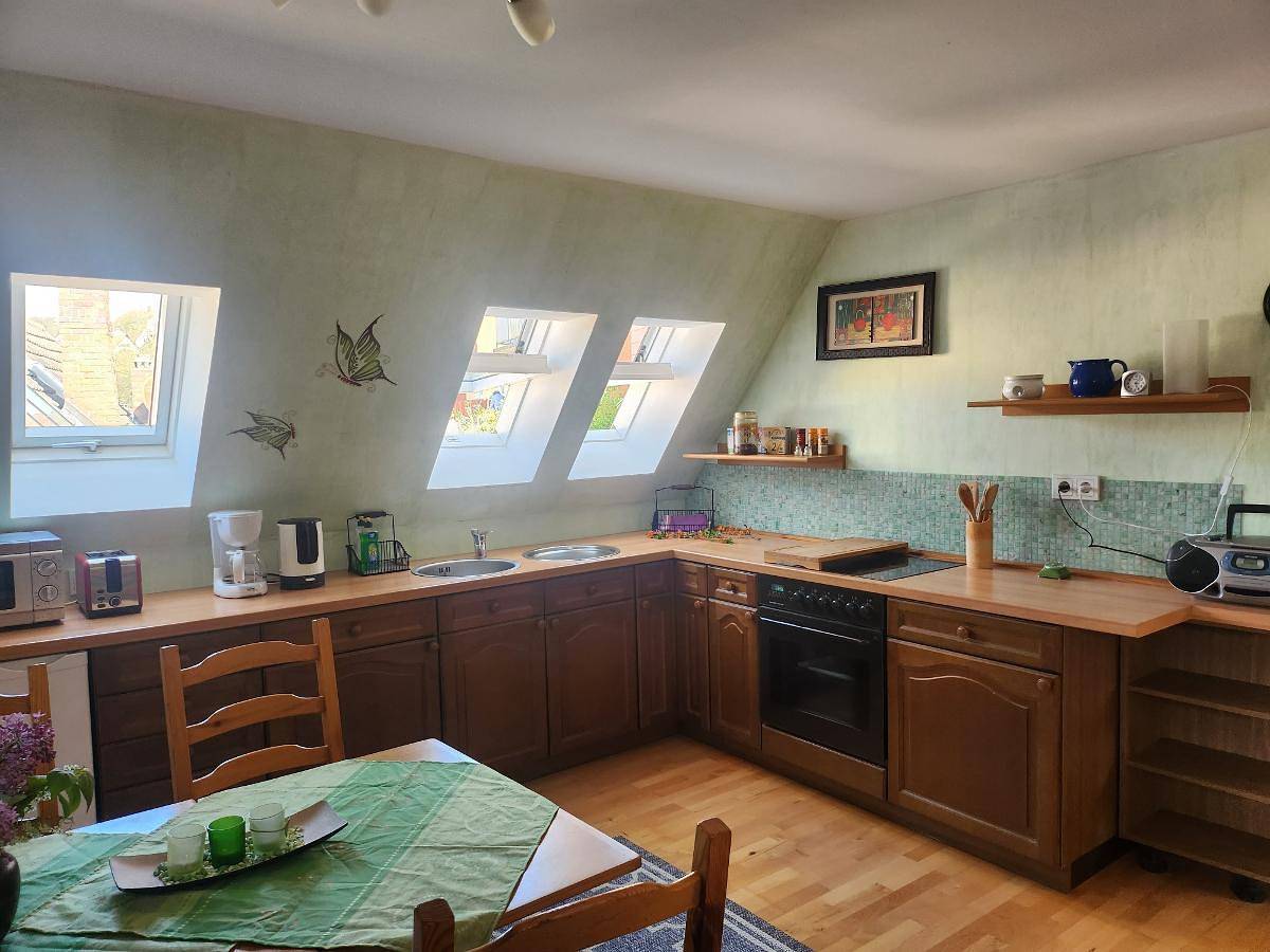 Ganze Wohnung, Ferienwohnung Langhammer - Ferienwohnung in der Mansarde in Schonungen, Franken