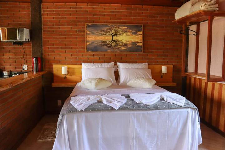 Cottage pour 2 personnes, avec jacuzzi ainsi que jardin et balcon