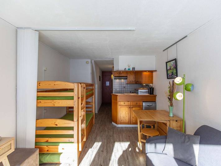 Gîte pour 4 personnes, avec balcon dans La Mongie - 3