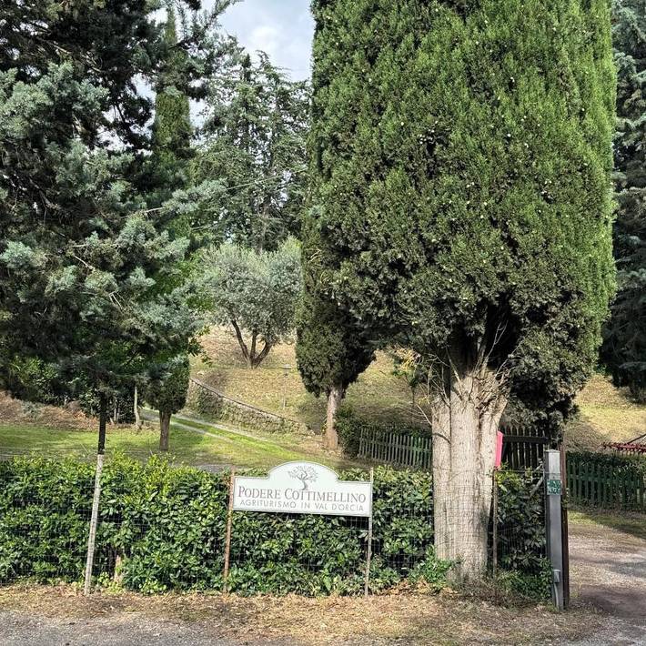 Maison d’hôte pour 2 personnes, avec terrasse ainsi que vue et jardin à Montalcino