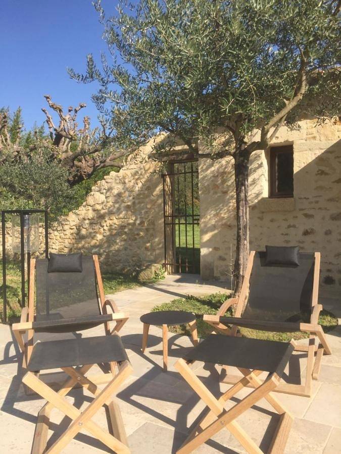 Double Room with Garden View in Blauzac, Région de Nîmes