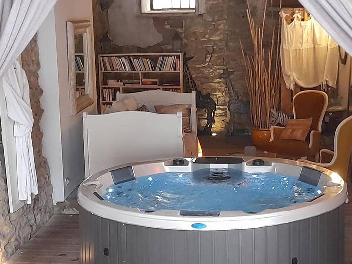 Location de vacances pour 14 personnes, avec jardin ainsi que piscine et jacuzzi à Sainte-Valière - 3