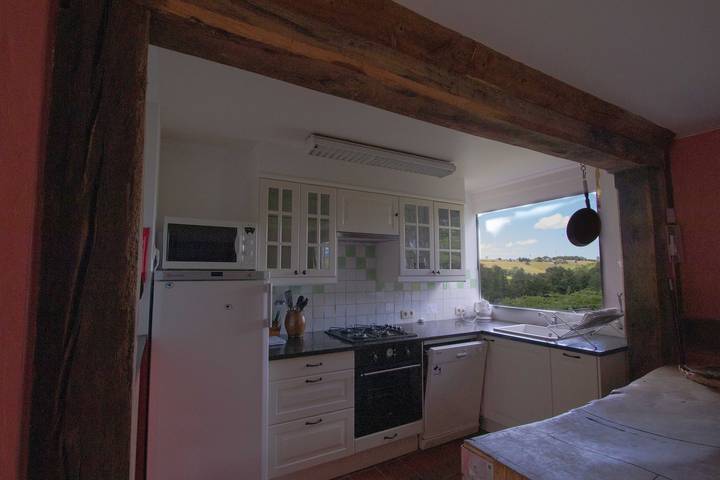 Ferienhaus 'La Cour Mare - Le Pressoir' mit Gemeinschaftspool, privater Terrasse und WLAN in Crouttes, Argentan und Umgebung