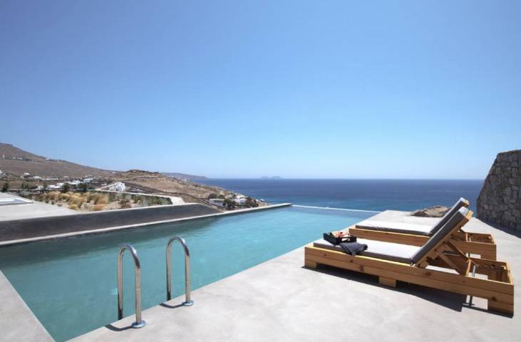 Location de vacances pour 8 personnes, avec jardin et vue sur l’océan dans Kalafatis - 3