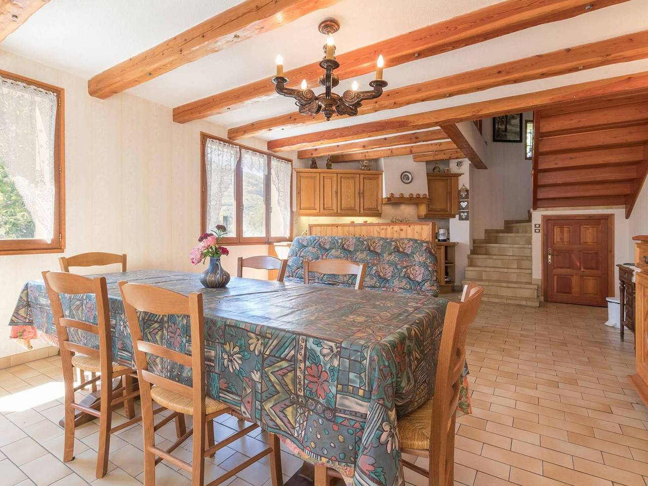 Ganze Wohnung, Großes Studio mit Mezzanine, Garten und Parkplatz für 4 Personen - Villar-Saint-Pancrace in Villar-Saint-Pancrace, Briançon und Umgebung