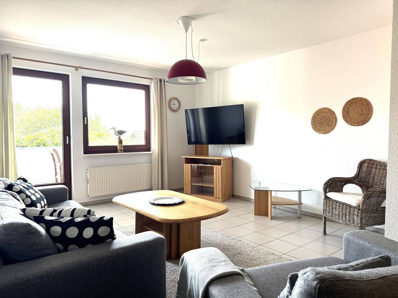 Ganze Wohnung, 4-Sterne Ferienwohnung Sonnenblume mit überdachten Balkon in Kabelhorst, Ostholstein