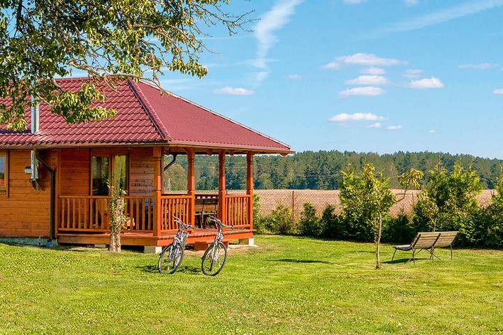 Ferienhaus für 6 Personen, mit Terrasse und Garten, mit Haustier in den Masuren