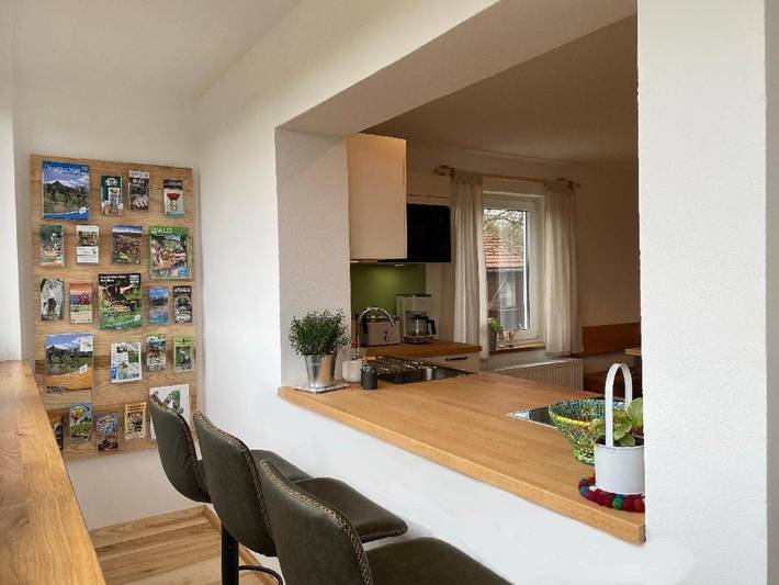 Ferienwohnung für 6 Personen, mit Garten und Ausblick