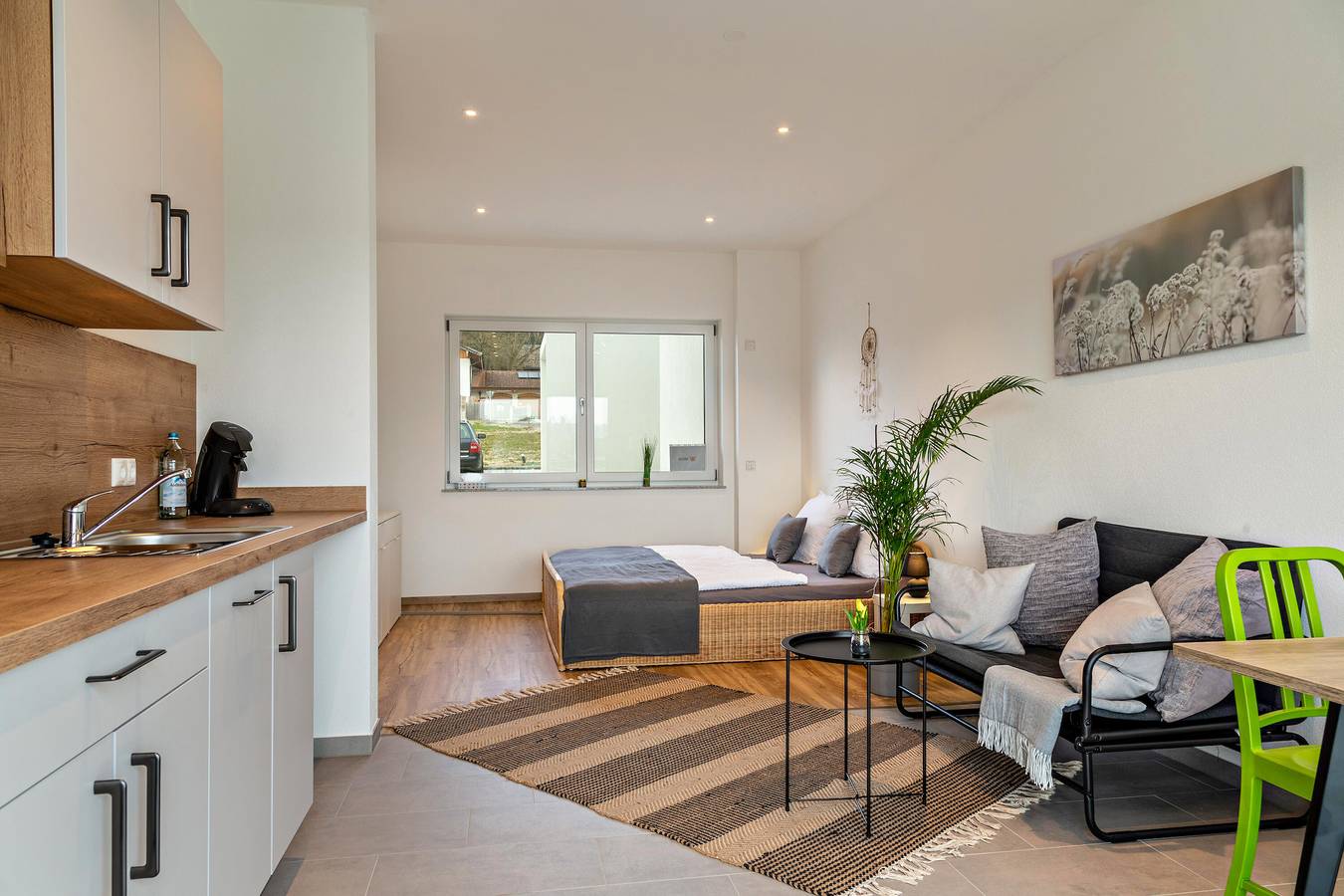 Ganzes Studio, Einzimmerapartment 'Mina' mit Balkon und Wlan in Geratskirchen, Ostbayern