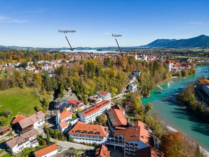 Hotel für 2 Personen, mit Ausblick und Garten sowie Sauna bei Neuschwanstein - 4