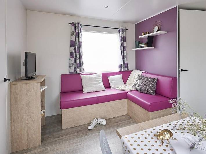Camping pour 4 personnes, avec terrasse et bassin pour enfant, animaux acceptés à Guérande - 2