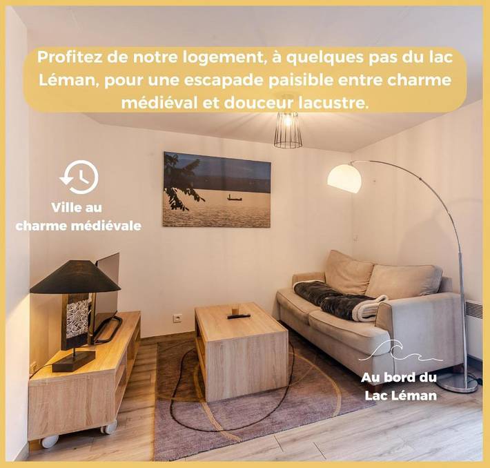 Gîte pour 2 personnes, avec balcon et vue à Yvoire - 2