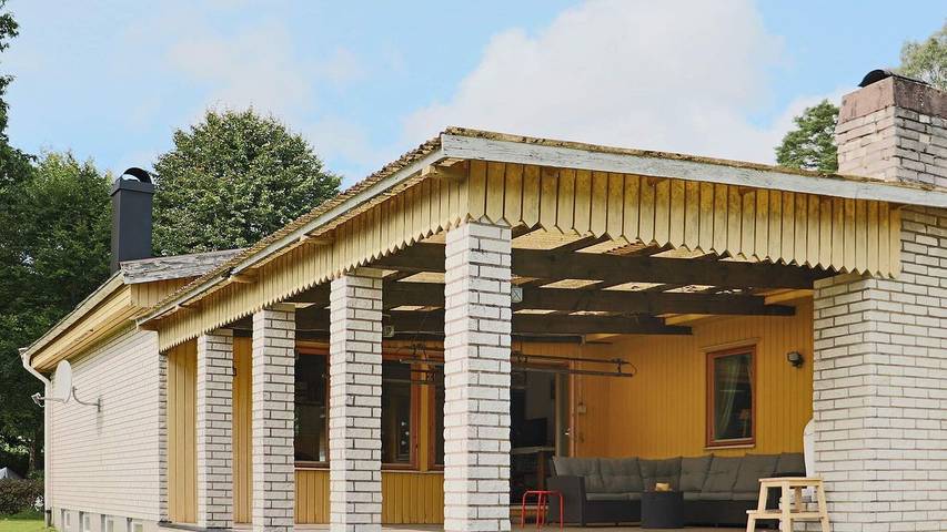 Ferienhaus für 8 Personen, mit Garten am Bolmen